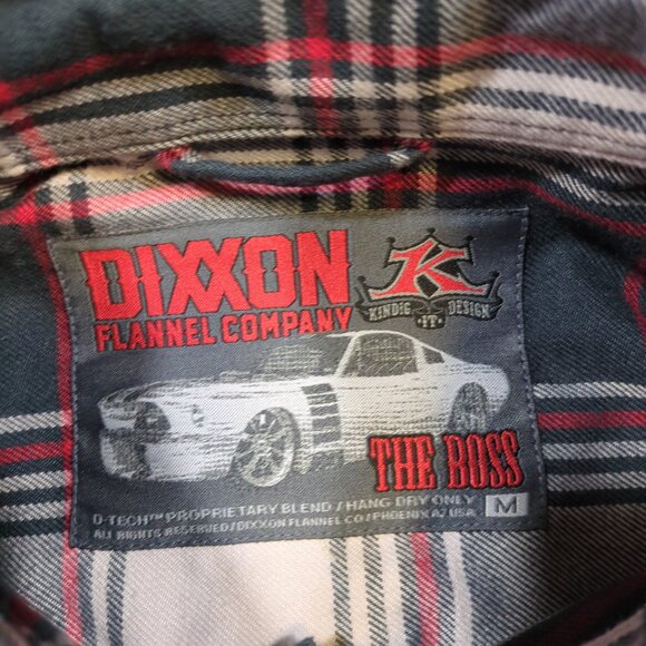 Dixxon Flannel Company Men's Medium The Boss Kindig-It Plaid Flannel Shirt Red - Picture 2 of 9